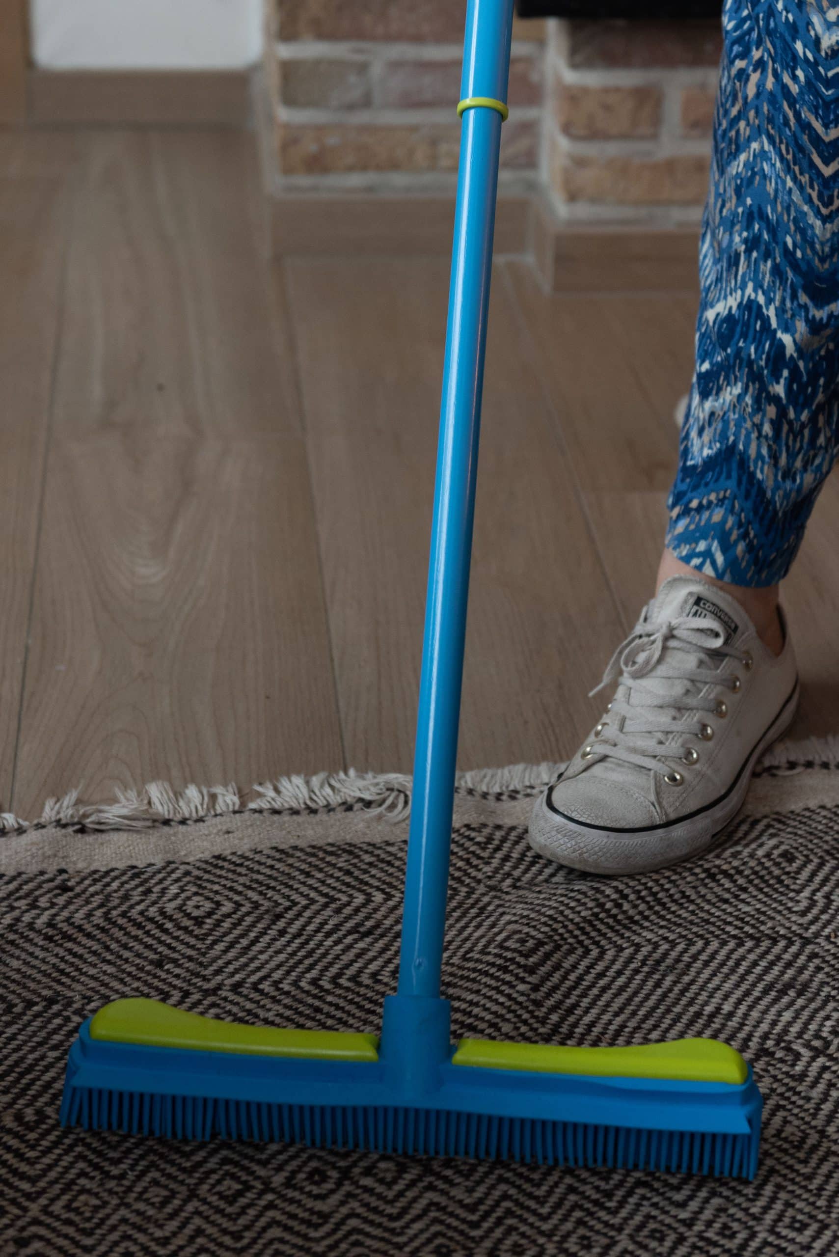 Rubber Broom with Squeegee Home Valet Company