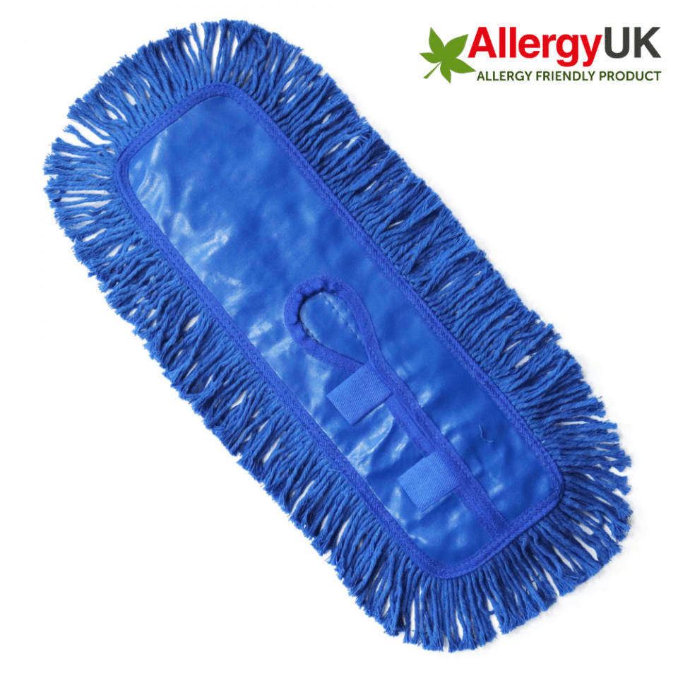 Waxed floor duster allergy friendly