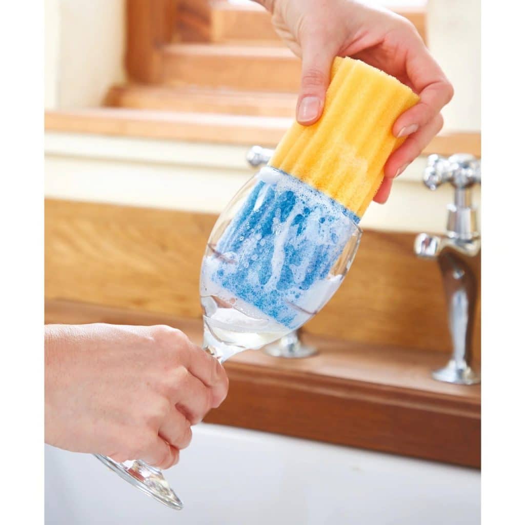 The Wonge Glass cleaning sponge Twin Pack