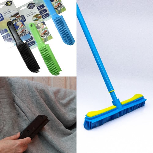 Rubber Broom and Hand Brush Set Home Valet Company
