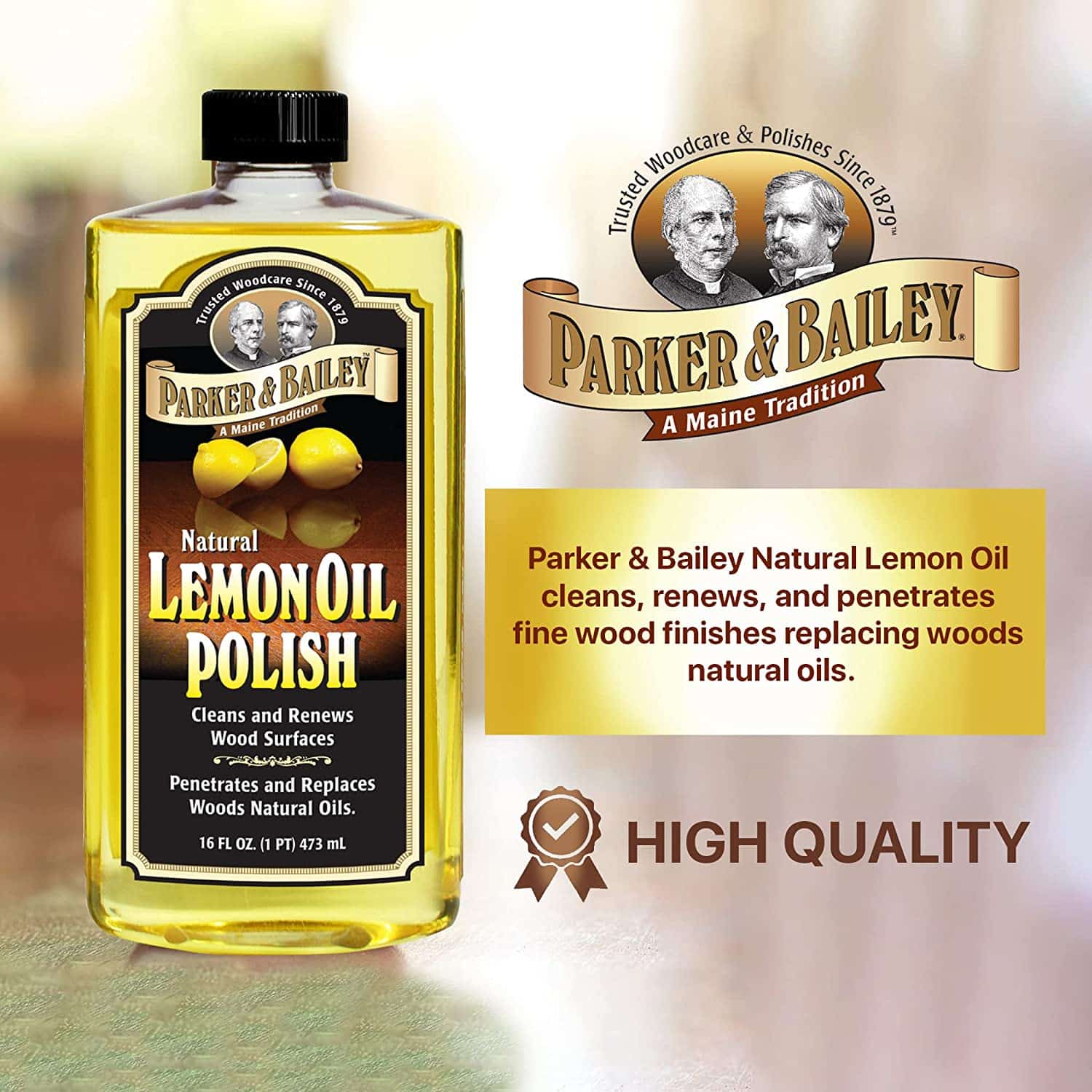 Parker and Bailey Lemon Oil 16oz (473ml)