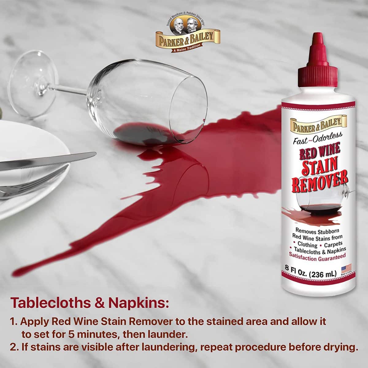 Red Wine Stain Remover 236ml Home Valet Company