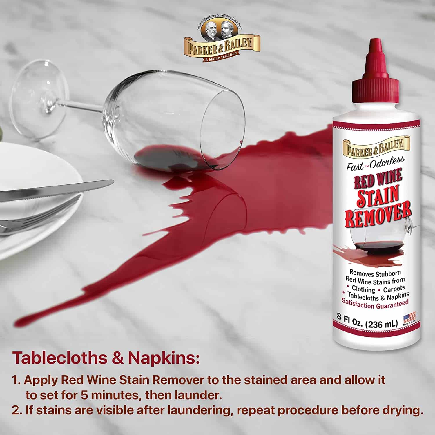 Red Wine Stain Remover 236ml Home Valet Company
